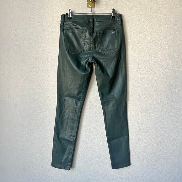 Joe's Jeans The Icon Olive Coated Skinny Ankle Jeans Size 27 - Picture 2 of 7